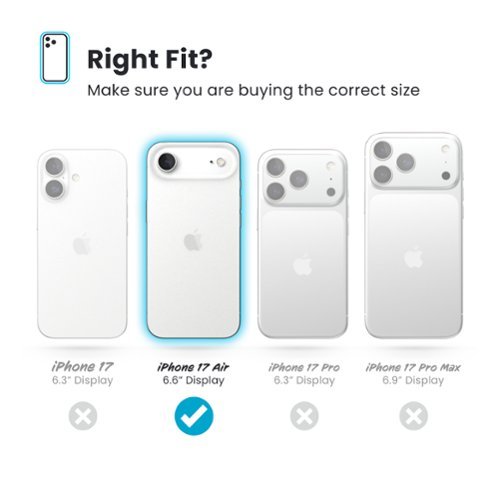 Speck Presidio Perfect Clear with MagSafe Case for Apple iPhone Air - Clear/Silver GLOBAL SHIPPING