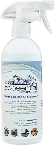  Ecosential - 18-Oz. Stainless-Steel Cleaner - White