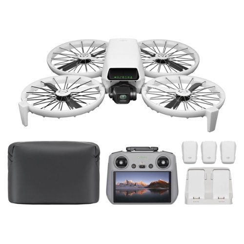 Bundle - DJI - Flip Drone Fly More Combo with RC 2 Remote Controller-Front_Standard 