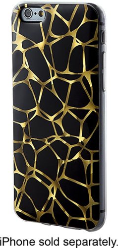  Dynex™ - Case for Apple® iPhone® 6 - Black/Gold