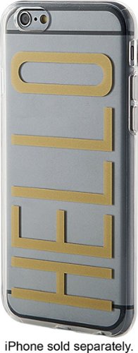  Dynex™ - Case for Apple® iPhone® 6 - Gold/Clear
