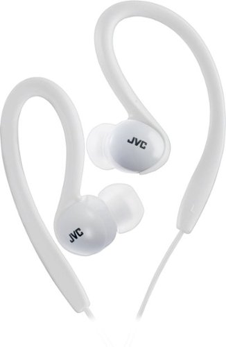  JVC - Sport Clip-On Headphones - White