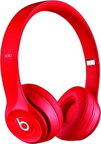 Beats by Dr. Dre - Beats Solo 2 On-Ear Wireless Headphones - Red