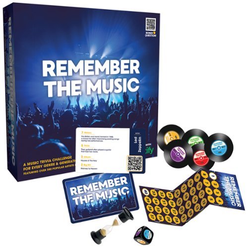 TCG Toys Longshore: Remember the Music Game - Music Trivia Challenge & Party Game,Ages 8+ WORLDWIDE DELIVERY