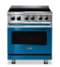 Viking - 5 Series 4.7 Cu. Ft. Freestanding Electric Induction Range - Alluvial Blue-Front_Standard