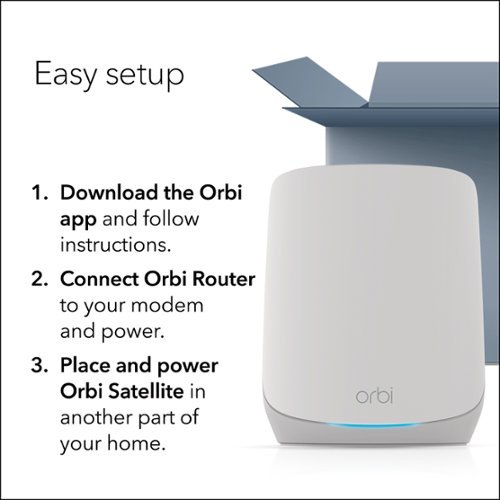NETGEAR Orbi 660 Series AX3800 Tri-Band Mesh Wi-Fi 6 System (3-pack) - White - White BUY IN EUROPE