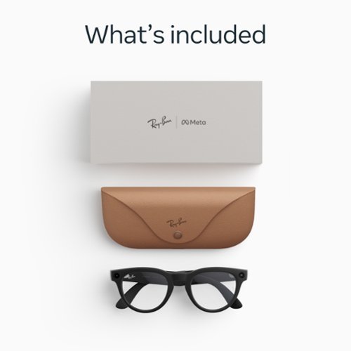 Ray-Ban Meta Headliner (Gen 2) glasses with Meta AI, Audio, Photo, Video Compatibility - Clear lenses - Matte Black GLOBAL SHIPPING