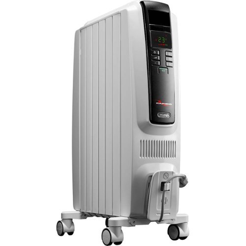 UPC 044387047159 product image for De'Longhi - Dragon4 1,500-Watt Electric Heater - Ice White | upcitemdb.com