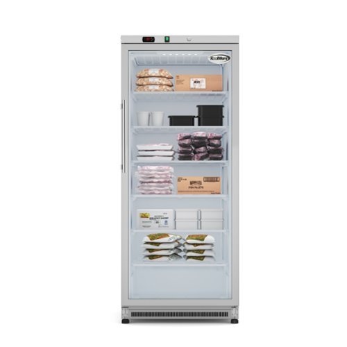 Koolmore - 21 Cu. Ft. Commercial Freezer with Glass Door - Manual Defrost (KM-FMD20SGD) - Stainless Steel-Front_Standard 