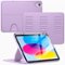 VIKESI - Magnetic Case for iPad 11" 2025 & 10.9" 10th/11th Gen, Shockproof, Pencil Holder, Auto Wake/Sleep, Multi-Angle Stand - Lilac-Front_Standard