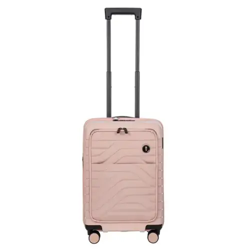 Front. Bric's - Bric's B|Y Ulisse 21" Expandable Spinner w/Pocket, Pearl Pink - Pearl Pink.