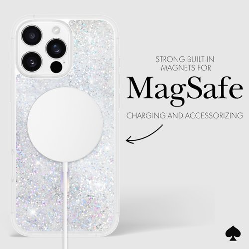 kate spade new york Liquid Glitter Case with MagSafe for Apple iPhone 16 Pro Max - Opal Iridescent WHERE TO BUY