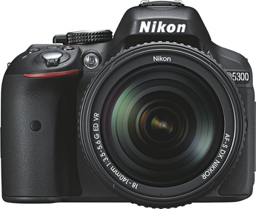  Nikon - D5300 DSLR Camera with F 18-140mm Lens - Black