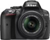 Nikon - D5300 DSLR Camera with 18-55mm VR Lens - Black-Front_Standard
