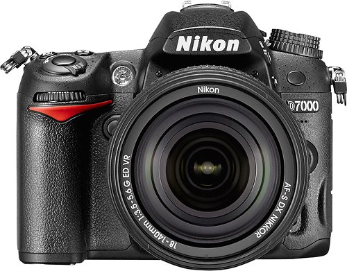  Nikon - D7000 DSLR Camera with 18-140mm VR Lens - Black