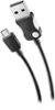 Rocketfish™ - Micro USB Data Transfer Cable - Black-Front_Standard