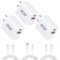 Acer - USB C Charger Block, 3-Pack 20W Dual Port Type C Fast Charging, Wall Plug Adapter with 3-Pack 6.6FT Power Cable - White-Front_Standard