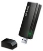 TP-Link - Wireless AC1200 Dual-Band USB Adapter - Black-Front_Standard