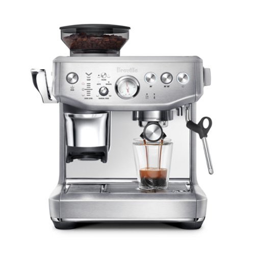 Breville - the Barista Express Impress Espresso Machine - Brushed Stainless Steel-Front_Standard 