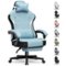 GTPlayer - Gaming Chair Fabric Computer Office Chair with Linkage Armrests High Back Desk Chair, - LightBlue-Front_Standard