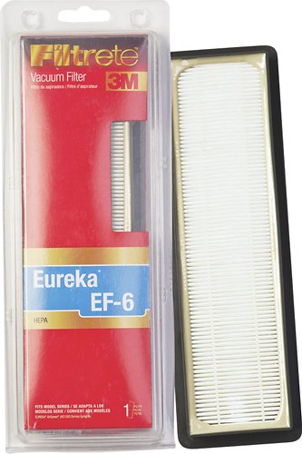  Filtrete - 3M Eureka EF-6 HEPA Filter for Select Eureka Upright Vacuums - White