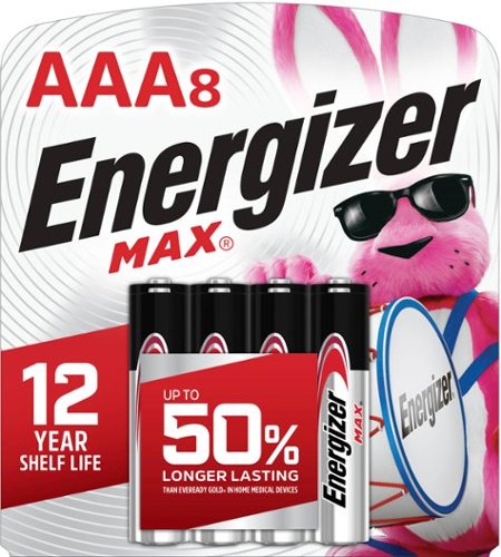 Energizer - MAX AAA Batteries (8 Pack), Triple A Alkaline Batteries