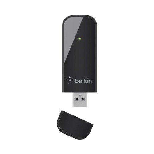  Belkin - Dual-Band Wireless-N USB Network Adapter - Black