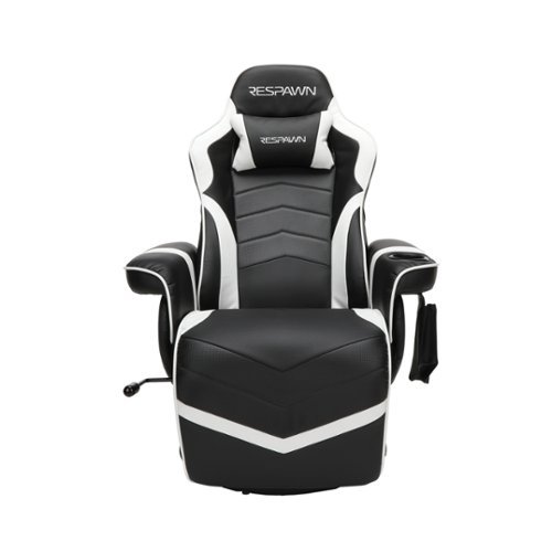 Respawn Products - RESPAWN 900 Gaming Recliner - Reclining Gaming Chair with Footrest, Gaming Chair Recliner - White-Front_Standard 