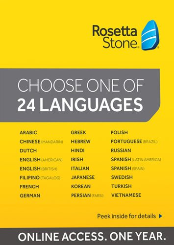  Rosetta Stone TOTALe Online (1-Year Subscription)