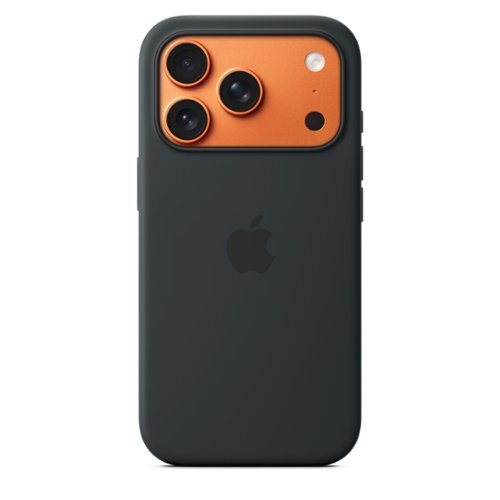 Apple - iPhone 17 Pro Silicone Case with MagSafe - Black