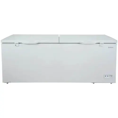 Front. Element Electronics - Element ECF21MDCW 21 Cu. Ft. White Two Door Chest Freezer - White.