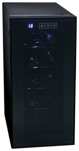 Koolatron - 10-Bottle Wine Cooler - Black-Front_Standard 
