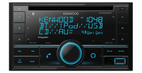 Kenwood - Bluetooth CD Receiver Alexa Built-In Satellite Radio Ready - Black