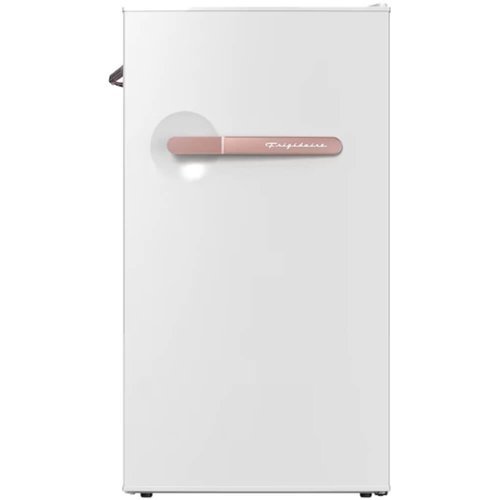 Frigidaire - EFR397RGWHIT 3.2 Cu. Ft. White Retro Compact Refrigerator with Side Bottle Opener - Black-Front_Standard 