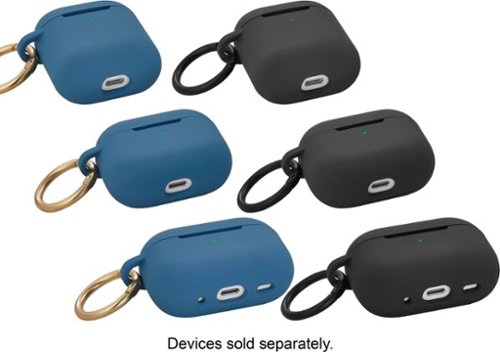 Best Buy essentials™ Silicone Case for Apple AirPods 1st and 2nd Generations - Blue BUY IN MIDDLE EAST