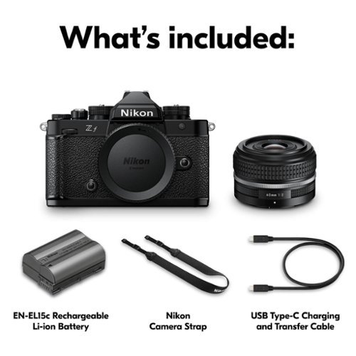 Nikon Z f 4K Video Mirrorless Camera with NIKKOR Z 40mm f/2 SE Lens - Black BUY IN SINGAPORE