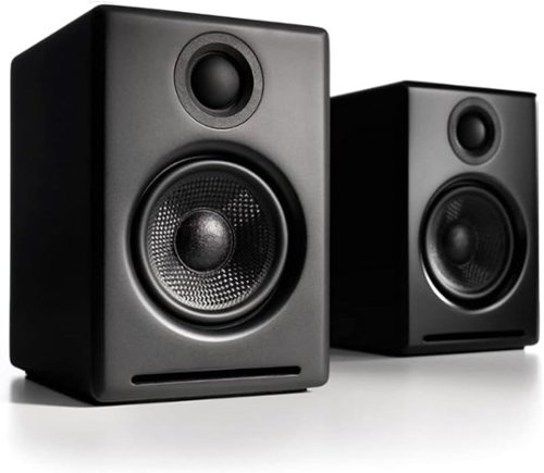 Audioengine - A2+ Next Gen Home Music System w/ Bluetooth aptX-HD - Black-Front_Standard 