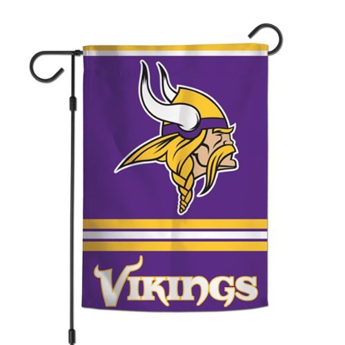 WinCraft - Minnesota Vikings 12" x 18" Double-Sided Garden Flag - Multicolor-Front_Standard 