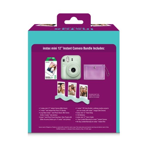 Fujifilm instax mini 12 Instant Camera Holiday Bundle 2026 - Mint Green SHOP ONLINE