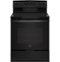 GE - 5.3 Cu. Ft. Freestanding Electric Range with Self-cleaning - Black-Front_Standard