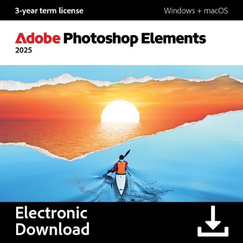 Adobe - Photoshop Elements 2025 (3-Year License) - Mac OS, Windows [Digital]