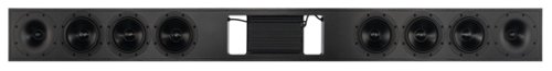 Sonance - SBXL-100 - 2.0-Channel Soundbar Powered by UA 2-125 ARC Amp, Fixed Width for XL Displays 96" & Up (Each) - Black