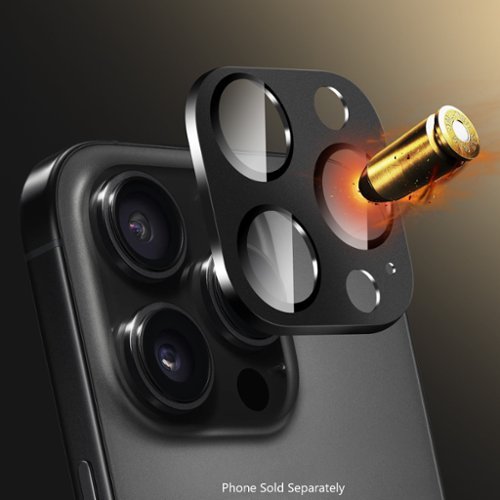 SaharaCase Ultra-Strong Camera Lens Protector for Apple iPhone 16 Pro and 16 Pro Max (2-Pack) - Black WORLDWIDE DELIVERY