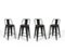 Simpli Home - Rayne Metal and Wood Counter Height Stool (Set of 4) - Black-Front_Standard
