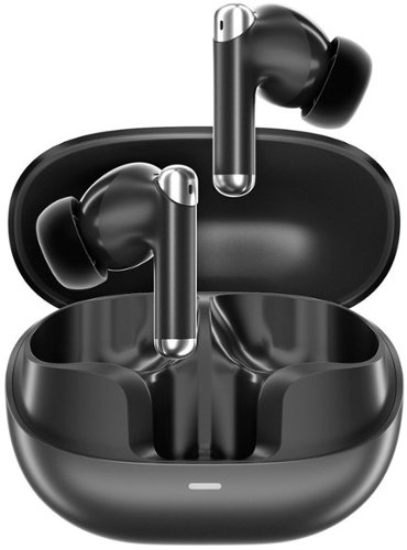 Tronsmart - Sounfii R4 Wireless Earbuds with 4 ENC Noise Cancelling Mics, 28Hrs Bluetooth 5.3 Earphones, IPX4 Waterproof for Sport - Black