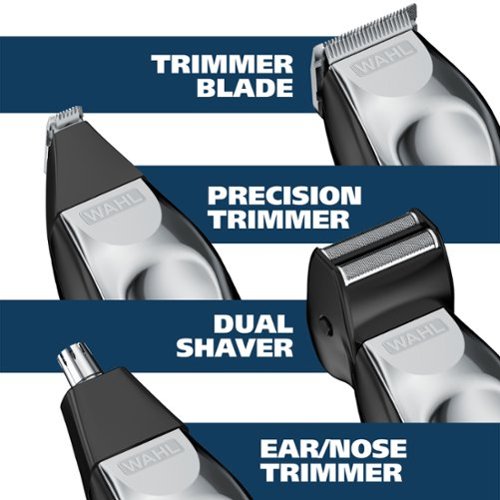 Wahl Lithium Ion Rechargeable Trimmer - Black/silver BUY IN SINGAPORE