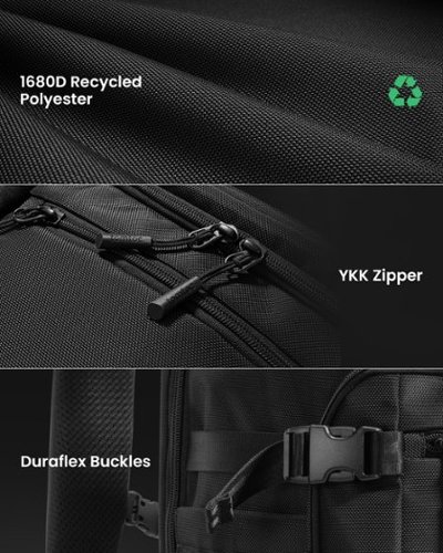 tomtoc Navigator-T67 Travel Backpack 38L, TSA Friendly Flight Approved Carry-on Luggage Business Rucksack, Fit 17.3 Laptop - Black SHOP ONLINE