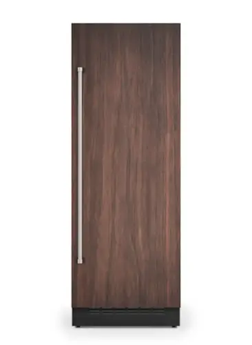 Front. Viking - 30"W VEIL Integrated Counter-Depth All Refrigerator-Custom Panel _RH - Panel Ready.