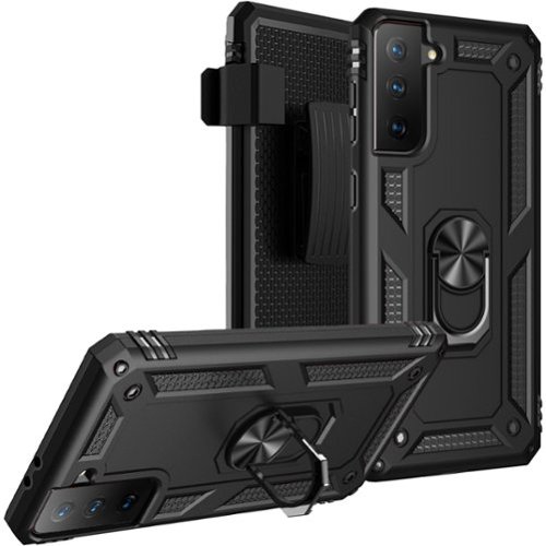 SaharaCase Military Kickstand Series Case for Samsung Galaxy S21 FE 5G - Black SHOP ONLINE