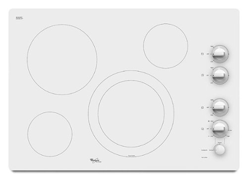  Whirlpool - 30&quot; Built-In Electric Cooktop - White